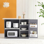 나누벨 아크 아일랜드 홈바 수납장 테이블 식탁 1200