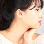 쥬얼리팜므파탈 JFF 빅컷팅 댕글롱스틱 원터치링귀걸이 H1208