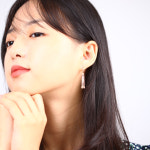 쥬얼리팜므파탈 JFF 빅컷팅 댕글롱스틱 원터치링귀걸이 H1208