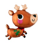 크리스마스은박풍선 슈퍼쉐잎 어도러블레인디어