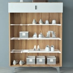 폭35cm 무타공 다용도 확장형 압축 틈새 선반 수납