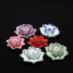 도자기 연꽃 향꽂이 - 스틱홀더 인센스홀더 불교용품 미니