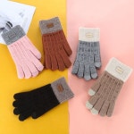 스마트폰 터치 캐시미어 니트 겨울 남자 여자 장갑