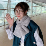 데일리 겨울 퍼 목도리 넥워머 머플러