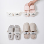 벽부착 포레스트 슬리퍼 거치대 욕실화정리 사슴