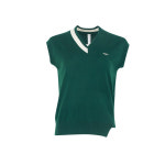 페라어스 여성 브이 하프배색 골프 니트조끼 AV4R6004F2