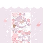 모모링 포근포근꿈나라 씰스티커