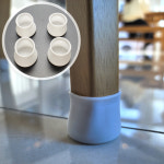 긁힘방지 실리콘 의자발커버 4P