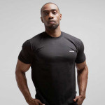 언브로큰 베이직 머슬핏 스몰로고 반팔 UB001