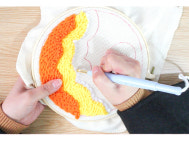 펀치 펀칭 니들 프랑스 자수 세트 집콕 취미 DIY 키트