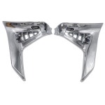 혼다 GoldWing GL 1800 GL1800 크롬 왼쪽 오른쪽 오토바이 부품 개조된 액세서리 크롬 삼각형 커버 2011 20
