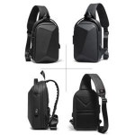 남성 캐주얼 바디백 데일리 출장용 보조 가방 슬링백 스타일