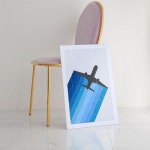 꾸밈 ns919-행잉액자 창공을날다 사각세로대형