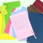 핑크풋 핑크풋 뉴컬러 규격 편지지 세트 버건디