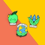 지구 환경 보호 뱃지 환경지킴이 브로치