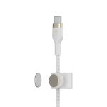 벨킨 벨킨 프로 플렉스 USB-C to 라이트닝 아이폰 고속 충전 케이블 CAA011bt1M 화이트