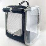 접이식 강아지 고양이 이동가방 이동장 케이지 투명백팩