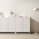 골든스트릿 마카롱 라운드 모서리 2도어 높은 수납장 800