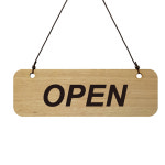 크래프트사인 매장용 오픈클로즈 팻말 크래프트사인 우드 1개