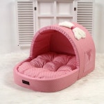 생활용품 오로라펫 가든 하우스 핑크도트 대