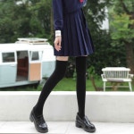 무릎위 길이 압박스타킹 각선미 올레그삭스