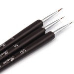 피규어 프라모델 리페인팅 네일아트 극세사 미세 도색 붓 3종세트