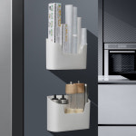 주방 욕실 사무실 벽 부착 수납 정리 바구니 보관함