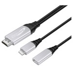 엘디네트웍스 애니포트 HDMI to C타입 미러링 케이블 AP-MW4KPDC