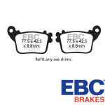 EBC ZX-6R 뒤브레이크패드 13 16 ZX10R 리어브레이크패드 11 16 YZF-R1 R1M 뒷패드 15 16 - FA436