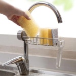 수도꼭지선반 싱크대 주방 정리 수납 거치대 욕실 랙 BL06741