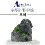 아쿠아테라 수족관 조경석 오석 5 8Kg 랜덤