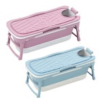 JU 뚜껑있는 접이식 욕조 대형 찜질 반신욕 욕조테이블