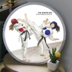 꾸밈 nb 액자35R 우리의태권도 590-LED