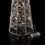 캐럴 샤인 크리스마스 장식 원뿔 트리 트리 장식소품