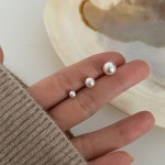 8 면접 4 깔끔한 진주귀 베이직 6 진주알 미 2pcs