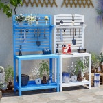 분갈이 테이블 꽃가게 원예 꽃집 정원 작업대