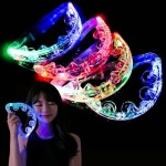 파티분위기LED 노래방 반짝탬버린 -색상랜덤