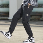 키밍 카고 조거팬츠 면바지 와이드 h3081