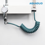 샤워플러스 아쿠아듀오 샤워플러스 물때X꼬임방지 스프링 샤워기호스 3m