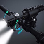 자전거 LED3구조명 고정거치대 세트 자전거전등 1개