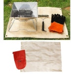 제이큐 차박 방염성 텐트 낚시 화염 시트 캠핑 열전도