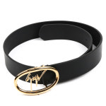 주세페자노티 금장 로고 레더 벨트 IAU7029