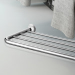 HLBATH 스텐레스 수건 선반 1단 욕실 화장실 스텐 선반 IBA941A