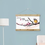 꾸밈 ca363-우드스크롤 60CmX40Cm-수묵화캘리