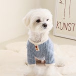 리에또 포그니 니트티셔츠 - 파우더블루