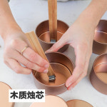 캔들만들기 젤캔들 인센스스틱홀더 핸드메이드 DIY 캔들 우드 심 심지 콩 컵 왁스