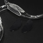 D형 안경 말랑 코 패드 투명