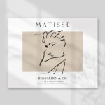 패브릭 포스터 P023 앙리 마티스 드로잉 S