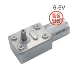 RPM 375 고 토크 감속기 6V 금속 웜기어 모터 가역 저속 JGY370 2 12V24V