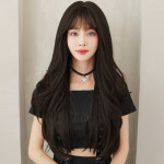 하이유니 그레이스웨이브 롱헤어 전체가발 가발망 거치대 세트
